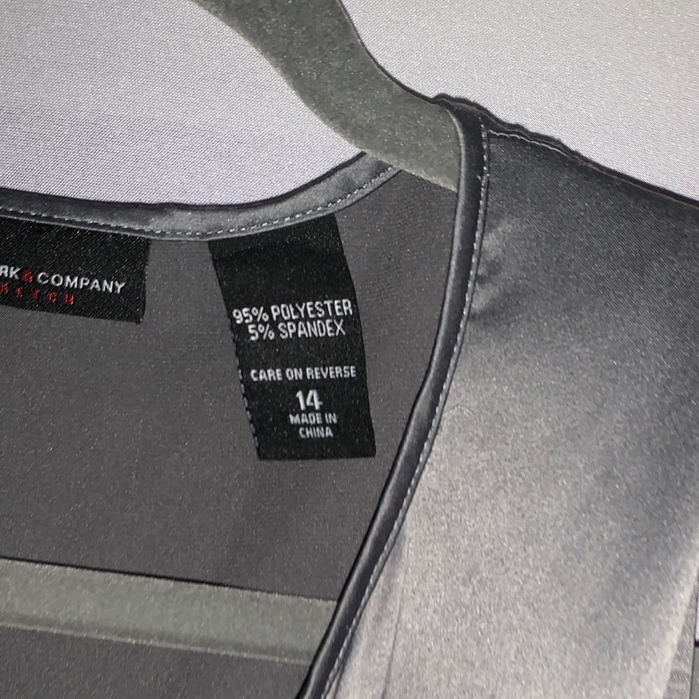 Gray Sleeveless Ruffle Top - Picture 2 of 10